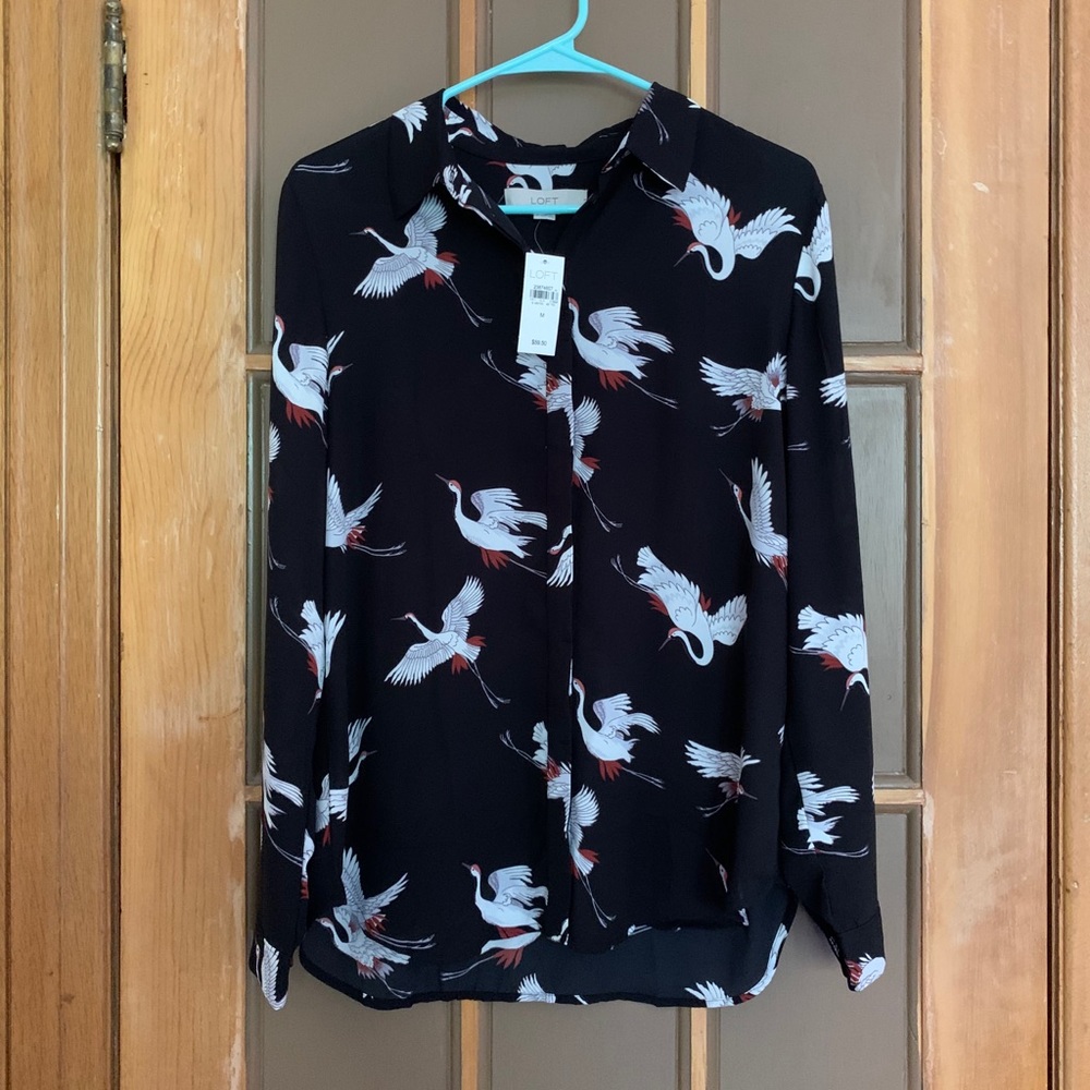 Loft crane blouse